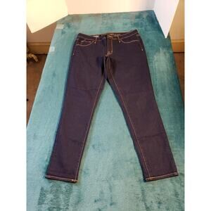 Mossimo Jeans Size 8 Womens Blue Stretch Pants Ladies Denim Mid Rise Jegging